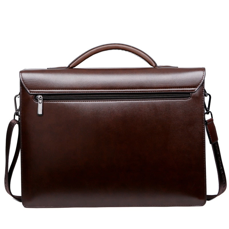 New Male Password Lock Briefcase Diagonal Package PU Leather Laptop Business Bag Men Shoulder Messenger Luxury Handbags Maleta