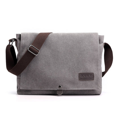 Men&#39;s Canvas Crossbody Shoulder Messenger Bags Man New Fashion Cross Body Bag Casual Solid Multi Function Portable Male Bag