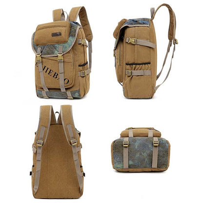 Classic Canvas Backpack Men Large Capacity Travel Men Backpack Bag Casual Computer Laptop Backpack Men Preppy Style School Bag