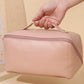 Makeup Bag Women Toiletry Pouch Wash Bag Cosmetic Bag Travel Organizer Makeup Case Storage Bag PU Leather Portable Waterproof