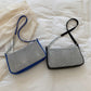 Fashion Rhinestones Underarm Shoulder Bags for Women Shiny PU Leather Party Clutch Purses Handbags Casual Female Armpit Bags