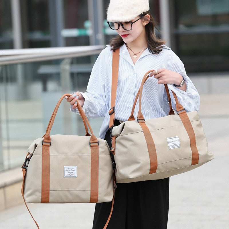 Women Traveling Large Capacity Totes Bag Men Hand Luggage Travel Duffle Bags Weekend Bags Female Multifunctional Sport Gym Bag