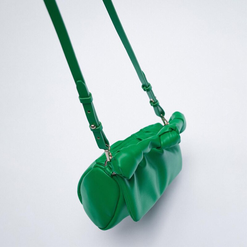 PU Shopping Designer Bag Green and Black Crossbody Bag Small Tote Luxury brand handbags