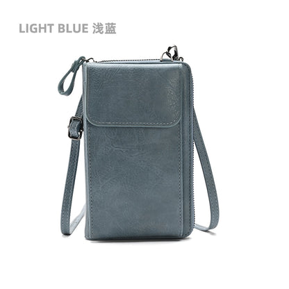 Fashion Ladies Small Crossbody Messenger Bags Women Shoulder Bag Wallet Mini PU Leather Card Holder Female Purse