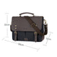 Men Business Briefcase Canvas Messenger Bag 14 inch Laptop Bag  Vintage Shoulder Bag Corssbody Bag Handbag Computer Bag Women