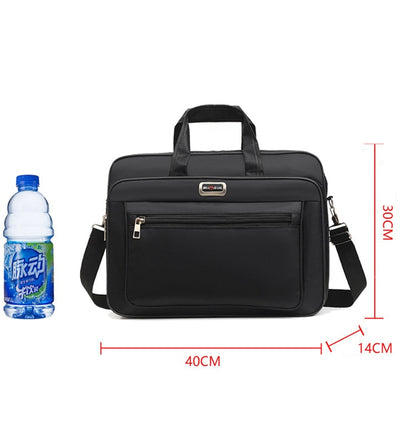 Men&#39;s Business Briefcase Weekend Travel Document Storage Bag Laptop Protection Handbag Material Organize Pouch Accessories Items