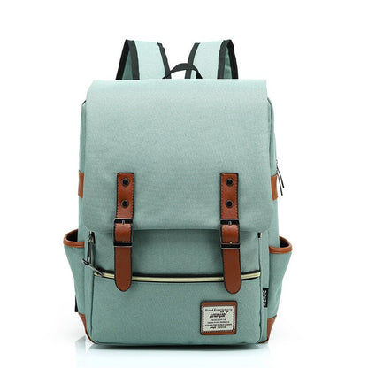 Vintage Unisex Oxford Waterproof Backpacks Large Capacity Women Canvas Travel Bag Youth Students School Books Laptop Backpack