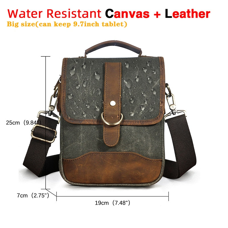 Original Leather Male Design Casual Shoulder messenger bag cowhide Fashion 8&quot; Tote Crossbody Mochila Satchel bag For Men 143-g