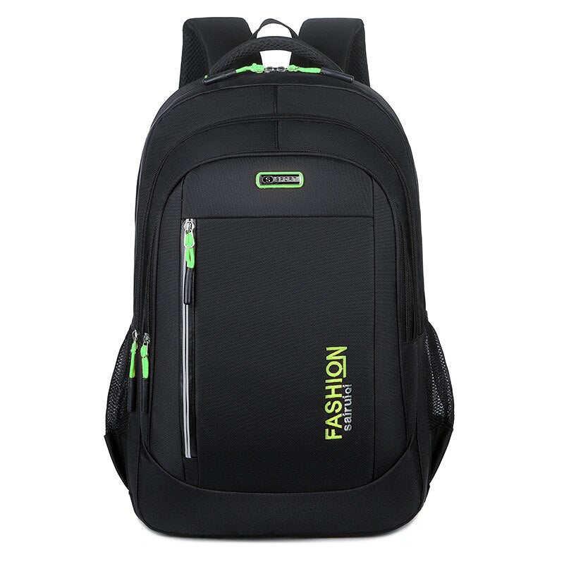 Men&#39;s Backpack Large Capacity Black Travel Backpack Men&#39;s Business Casual Laptop Bag Fashion Waterproof Oxford Large Bag