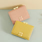 Fashion Tri-fold design short Wallet Women Stone pattern Pu Leathe  Card Bag Coin Purse Female Ladies Hasp Clutch Wallet Small