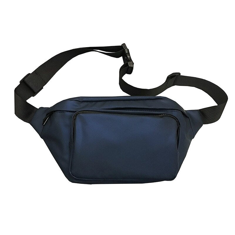 Unisex Waist Bag Fanny Pack Street Style Chest Bags Hip Hop Packs Fashion Waterproof Crossbody Bag Waist Pack Phone Shopping Bag