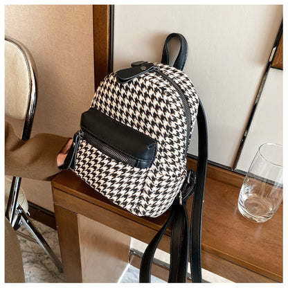 Fashion Backpacks Trendy Cool Backpacks for Women Large Capacity Leisure Bags Temperament Luxury Designer Bag New Plaid BookBag