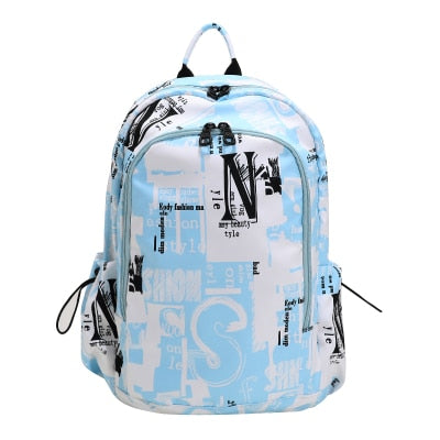 Big Capacity Women Men&#39;s Oxford Laptop Backpacks High Middle School Boys College Book Bags 15.6&quot; Computer Travel  Out Door