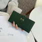 Luxury Ladies Leather Long Wallet Fashion Folding Leather Phone Wallet Ladies Envelope Wallet Hand Wallet