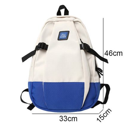 New Men Women High Capacity School Backpack Trendy Travel Lady Bag Girl Boy Laptop College Backpack Fashion Female Male Book Bag