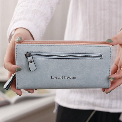 Luxary Women Wallets Card Holder Fashion Lady Purses Handbags Money Coin Purse Woman Clutch Long Zipper Wallet Burse Bags Pocket