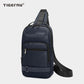 Tigernu Men&#39;s Oxford Waterproof Crossbody Bag Travel Chest Bag Casual 7.9&quot; iPad Shoulder Bag Men College Sling Bags Retro Series