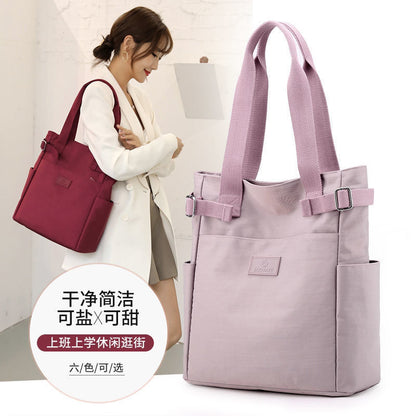 New Women&#39;s BAG Canvas Bag Women&#39;s Shoulder Bag Japanese Cloth Bag Women&#39;s Large Capacity Casual Bag