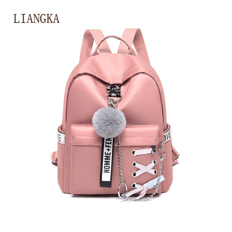 Women&#39;s Oxford Backpacks Waterproof Female Backpack Fashion Teenage Girls School Bags Retro Travel Backpack Girl Book Bag