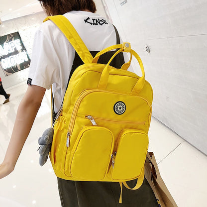 Women Backpacks Multi-Pocket Nylon School Fashion Backpacks for Student Female Girls Kawaii Laptop Book Pack