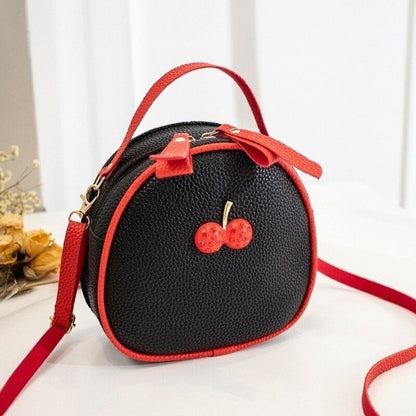 New Women&#39;s Messenger Bag Female Small Simple Cherry Crossbody Shoulder Bag Mini Backpack Handbag