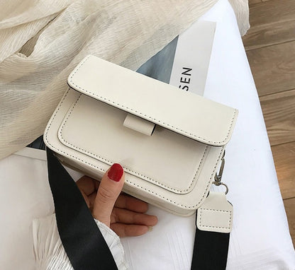 Small Flap Crossbody Shoulder Bags for Women Pu Leather Women&#39;s Bag Totes Solid Casual Female Handbag Square Travel Tote Bags