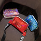Small Women Laser Crossbody Bag Messenger Shoulder Bag PVC Jelly Small Tote Messenger Candy Colors Bags Laser Holographic