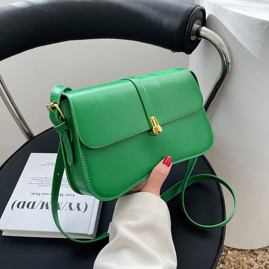 HOCODO Fashion Women&#39;S Shoulder Bag Pu Leather Crossbody Bag Female Solid Color Handbag Purses Quality Ladies Small Square Bags