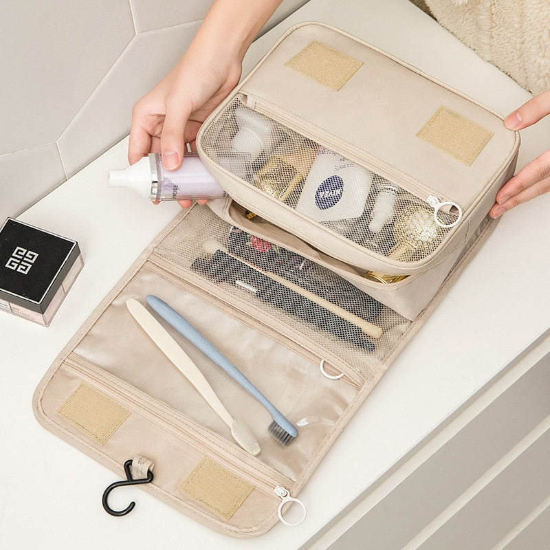 High Quality Women Makeup Bags Travel Cosmetic Bag Toiletries Organizer Waterproof Storage Neceser Hanging Bathroom Wash Bag