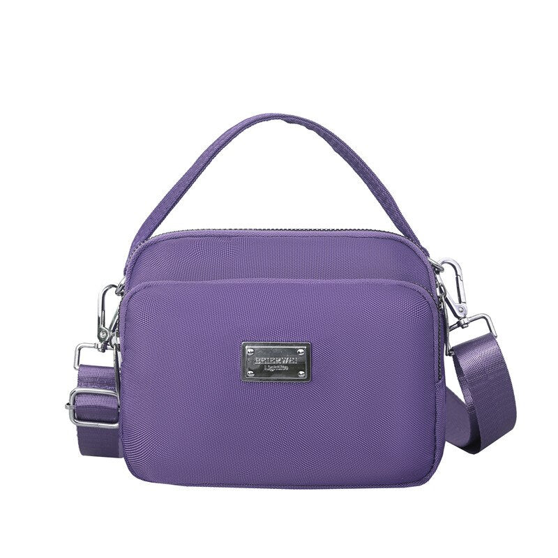 Fashion Women&#39;s Small Shell Handbag Oxford Tote Shoulder Bag Leisure Lady Crossbody Bag Tote Shopper Top-handle Bags