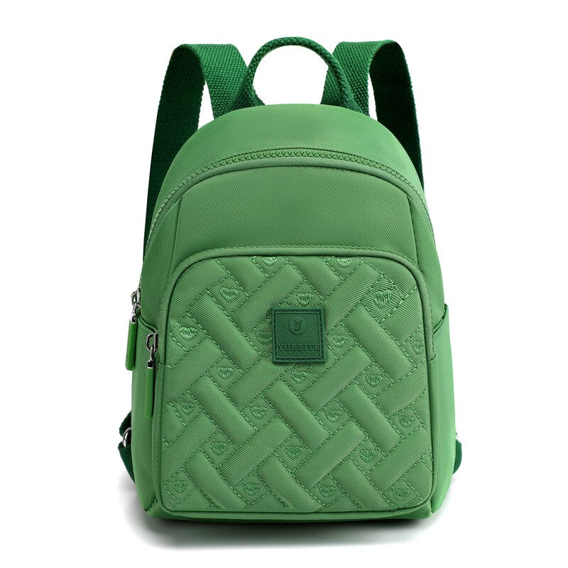 New Nylon Women Backpack Casual School Bags For Teenager Girl Large Capacity Multifunction Backpack Shoulder Schoolbag