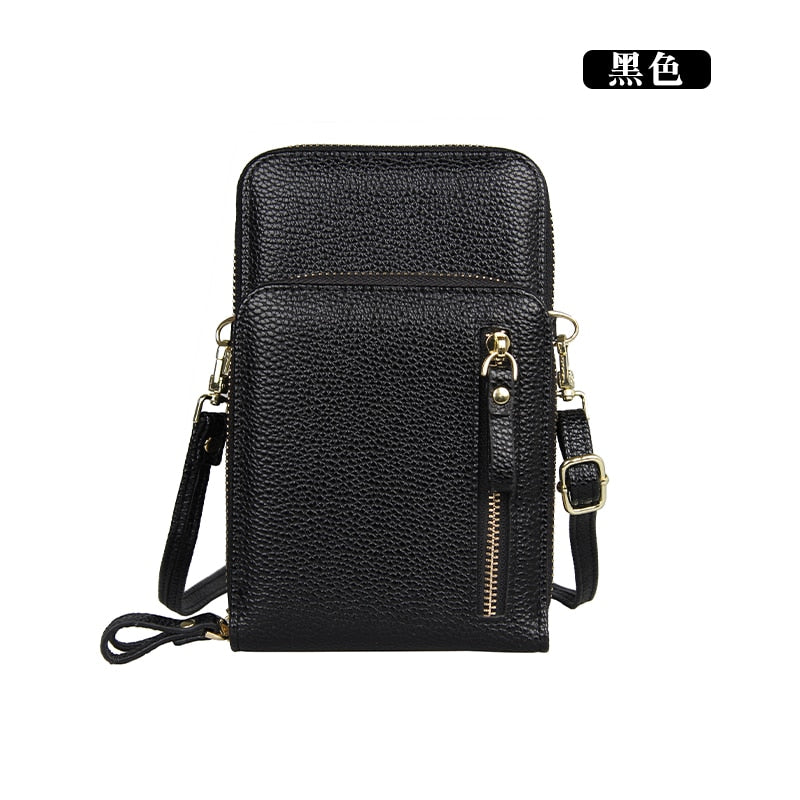 Ladies Mobile Phone Bags Women Mini Crossbody Shoulder Wallet Bag PU Card Holder Purse For Female