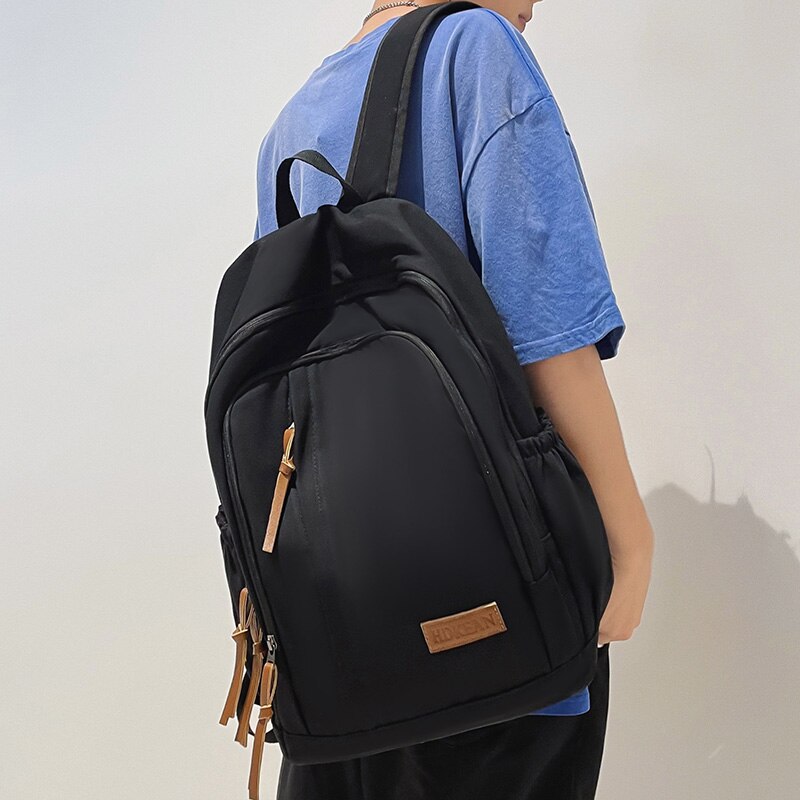 Boy Girl Brown Student Travel Backpack Male Ladies Book Bag Female Laptop College Backpack Fashion Women Men Leisure School Bags