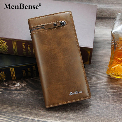 Clutch Male Men&#39;s Wallet Luxury Brand Id Holder Purse for Men Cover on the Passport Bag for Phone Coin Purses Cardholder Card