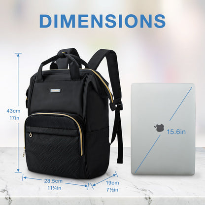 Laptop Backpacks for Women BAGSMART Travel Backpack 15.6 Inch Notebook Doctor Back pack for School College Work Business Trip