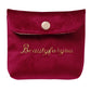 Velvet Portable Cosmetic Bag Travel Mini Coin Money ID Card Lipstick Storage Case Women Sanitary Napkin Pad Packaging Pouch Bags