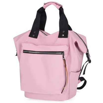 TTOU Casual Nylon Waterproof Backpack Women High Capacity Travel Book Bags for Teenage Girls Students Pink Satchel Mochila Bolsa