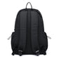 Large-capacity Simple Black Solid Color Backpack Student Waterproof School Bag Unisex Teenager Laptop Travel Daily Rucksack