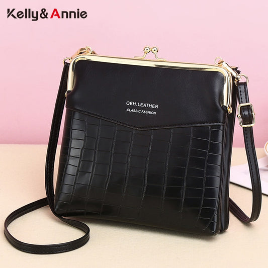 Hot Fashion Allgator Pattern Phone Handbags Women&#39;s PU Leather Card Holder Shoulder Bags Ladies Travel Crossbody Bags Female