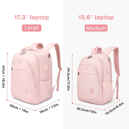 Women&#39;s Backpack BAGSMART Business Laptop Backpacks with USB Charging Port Waterproof Schoolbag Dropshipping 50% MSRP Wholesale