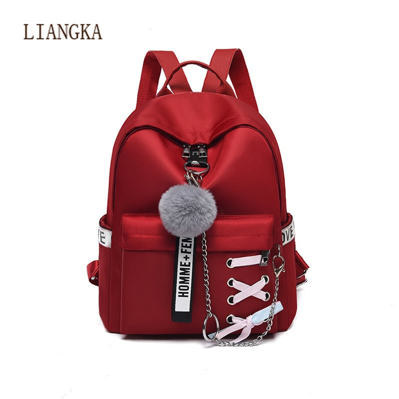 Women&#39;s Oxford Backpacks Waterproof Female Backpack Fashion Teenage Girls School Bags Retro Travel Backpack Girl Book Bag