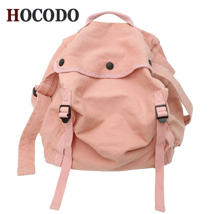 HOCODO Large Capacity Canvas Shoulder Bag Casual Simple Women'S Messenger Bags Solid Color Crossbody Bag Fashion Ladies Handbag