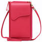 Women&#39;s Small Crossbody Shoulder Bags PU Leather Female Cell Phone Pocket Bag Ladies Purse Card Clutches Wallet Messenger Bags
