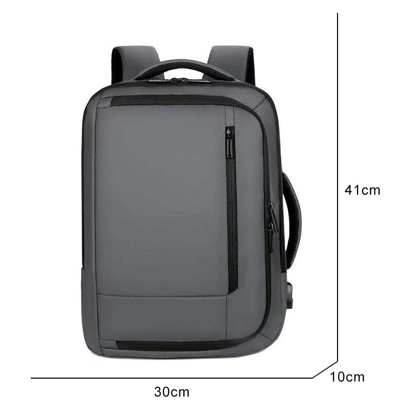 Men&#39;s Backpack New Multifunctional Business Notebook Bagpack USB Charging Waterproof Notebook Bag For Laptop 15 6