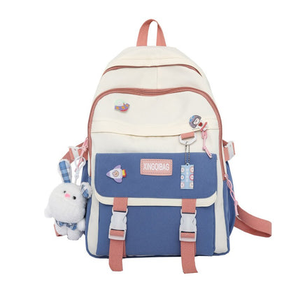 Cute Girl Laptop Backpack Fashion Kawaii Ladies  Travel School Bag College Student Cool Backpacks Women Harajuku Badge Bag