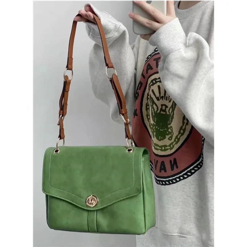 MBTI Vintage Sac A Main Femme Concise Women Shoulder Bag Casual French Style Ladies Handbags Daily Shopping Elegant Bolso Mujer