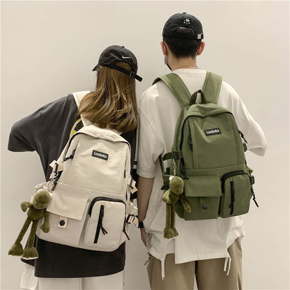 Large Capacity Backpacks For Women Kawaii Students Laptop Bag For Teenager Girls Schoolbag Summer Multi-color Travel Rucksack