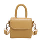Solid Color Mini Square Bag for Women High Quality PU Leather Shoulder Bag Trendy Designer Female Handbag Fashion Lipstick Bags