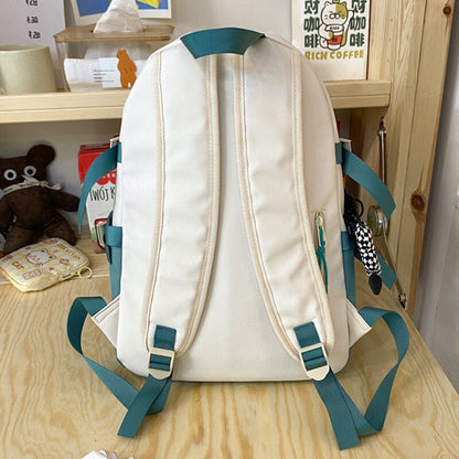 Lady Cute Laptop College Backpack Cool Women Travel Nylon Student Backpack Female Kawaii Trendy Book Bag Fashion Girl School Bag