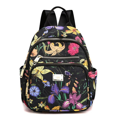 Fashion Women Soft Nylon Small Backpack Designers Brand Multifunction Solid School Bags for Teenage Girls Mochila Feminina